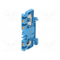 1521780000 A3C 2.5 BL; Splice terminal: rail; 2.5mm2; ways: 1; terminals: 3; blue; wemid; WEIDMÜLLER 1521780000 A3C 2.5 BL; Splice terminal: rail; 2.5mm2; ways: 1; terminals: 3; blue; wemid; WEIDMÜLLER