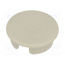 A4110007; Cap; ABS; beige; push-in; Application: A2510,A2609; Shape: round; OKW