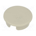 A4116007; Cap; ABS; beige; push-in; Application: A2516,A2616; Shape: round; OKW