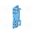 1552700000 A4C 1.5 BL; Splice terminal: rail; 1.5mm2; ways: 1; terminals: 4; blue; wemid; WEIDMÜLLER 1552700000 A4C 1.5 BL; Splice terminal: rail; 1.5mm2; ways: 1; terminals: 4; blue; wemid; WEIDMÜLLER