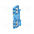 1521700000 A4C 2.5 BL; Splice terminal: rail; 2.5mm2; ways: 1; terminals: 4; blue; wemid; WEIDMÜLLER 1521700000 A4C 2.5 BL; Splice terminal: rail; 2.5mm2; ways: 1; terminals: 4; blue; wemid; WEIDMÜLLER