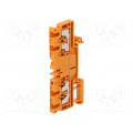 1521720000 A4C 2.5 OR; Splice terminal: rail; 2.5mm2; ways: 1; terminals: 4; orange; wemid; WEIDMÜLLER 1521720000 A4C 2.5 OR; Splice terminal: rail; 2.5mm2; ways: 1; terminals: 4; orange; wemid; WEIDMÜLLER