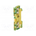 1521540000 A4C 2.5 PE; Splice terminal: rail; 2.5mm2; ways: 1; terminals: 4; yellow-green; WEIDMÜLLER 1521540000 A4C 2.5 PE; Splice terminal: rail; 2.5mm2; ways: 1; terminals: 4; yellow-green; WEIDMÜLLER