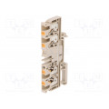 2051500000 A4C 4; Splice terminal: rail; 4mm2; ways: 1; terminals: 4; beige; wemid; WEIDMÜLLER