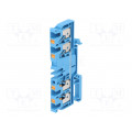 2051520000 A4C 4 BL; Splice terminal: rail; 4mm2; ways: 1; terminals: 4; blue; wemid; TS35; WEIDMÜLLER