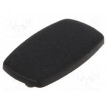 A5023000; Cap; ABS; black; push-in; Application: A2423; Shape: oval; OKW