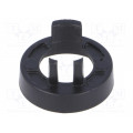 A5116000; Nut cover; ABS; black; push-in; Ø: 16mm; Application: A2516,A2616; OKW