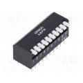 A6FR0104; Switch: DIP-SWITCH; Poles number: 10; ON-OFF; 0.025A/24VDC; Pos: 2; OMRON OCB