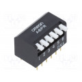 A6FR6104; Switch: DIP-SWITCH; Poles number: 6; ON-OFF; 0.025A/24VDC; Pos: 2; OMRON OCB