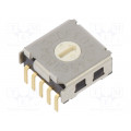 A6KSV164RF; Encoding switch; Pos: 16; SMD; DC load @R: 0.025A/24VDC; 100MΩ; OMRON OCB A6KSV164RF; Encoding switch; Pos: 16; SMD; DC load @R: 0.025A/24VDC; 100MΩ; OMRON OCB