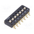 A6S7104H; Switch: DIP-SWITCH; Poles number: 7; ON-OFF; 0.025A/24VDC; Pos: 2; OMRON OCB A6S7104H; Switch: DIP-SWITCH; Poles number: 7; ON-OFF; 0.025A/24VDC; Pos: 2; OMRON OCB