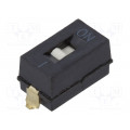 A6SN1101; Switch: DIP-SWITCH; Poles number: 1; ON-OFF; 0.025A/24VDC; Pos: 2; OMRON OCB A6SN1101; Switch: DIP-SWITCH; Poles number: 1; ON-OFF; 0.025A/24VDC; Pos: 2; OMRON OCB