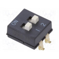 A6SN2104; Switch: DIP-SWITCH; Poles number: 2; ON-OFF; 0.025A/24VDC; Pos: 2; OMRON OCB A6SN2104; Switch: DIP-SWITCH; Poles number: 2; ON-OFF; 0.025A/24VDC; Pos: 2; OMRON OCB