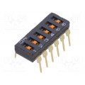 A6T6102; Switch: DIP-SWITCH; Poles number: 6; ON-OFF; 0.025A/24VDC; Pos: 2; OMRON OCB