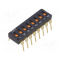 A6T8102; Switch: DIP-SWITCH; Poles number: 8; ON-OFF; 0.025A/24VDC; Pos: 2; OMRON OCB A6T8102; Switch: DIP-SWITCH; Poles number: 8; ON-OFF; 0.025A/24VDC; Pos: 2; OMRON OCB