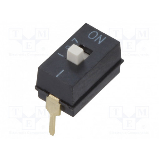 A6TN1104; Switch: DIP-SWITCH; Poles number: 1; ON-OFF; 0.025A/24VDC; Pos: 2; OMRON OCB