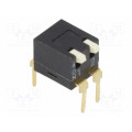 A6TR2104; Switch: DIP-SWITCH; Poles number: 2; ON-OFF; 0.025A/24VDC; Pos: 2; OMRON OCB A6TR2104; Switch: DIP-SWITCH; Poles number: 2; ON-OFF; 0.025A/24VDC; Pos: 2; OMRON OCB