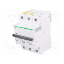 A9F04340; Circuit breaker; 400VAC; Inom: 40A; Poles: 3; DIN; Charact: C; 6kA; SCHNEIDER ELECTRIC