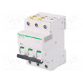 A9F05316; Circuit breaker; 400VAC; Inom: 16A; Poles: 3; DIN; Charact: D; 6kA; SCHNEIDER ELECTRIC