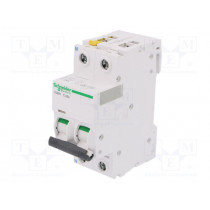 A9F07625; Circuit breaker; 400VAC; Inom: 25A; Poles: 1+N; DIN; Charact: C; 10kA; SCHNEIDER ELECTRIC