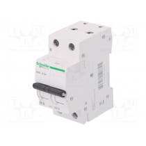 A9K01616; Circuit breaker; 400VAC; 16A; Poles: 1+N; DIN; Charact: B; SCHNEIDER ELECTRIC