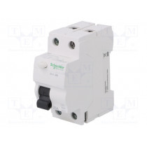 A9Z05225; RCD breaker; Inom: 25A; Ires: 30mA; Poles: 2; 400V; Mounting: DIN; SCHNEIDER ELECTRIC
