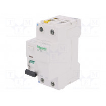 A9Z11263; RCD breaker; Inom: 63A; Ires: 30mA; Poles: 2; 400V; Mounting: DIN; SCHNEIDER ELECTRIC