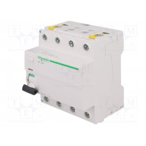 A9Z14425; RCD breaker; Inom: 25A; Ires: 300mA; Poles: 4; 400V; Mounting: DIN; SCHNEIDER ELECTRIC