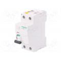 A9Z22240; RCD breaker; Inom: 40A; Ires: 100mA; Poles: 2; 400V; Mounting: DIN; SCHNEIDER ELECTRIC