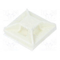 ABM1M-A-M; Self-adhesive cable holder; polyamide; white; Tie width: 2.5mm; PANDUIT ABM1M-A-M; Self-adhesive cable holder; polyamide; white; Tie width: 2.5mm; PANDUIT