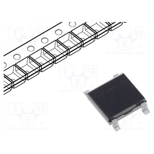 ABS6-RGG; Single-phase bridge rectifier; Urmax: 600V; If: 1A; Ifsm: 30A; ABS; TAIWAN SEMICONDUCTOR
