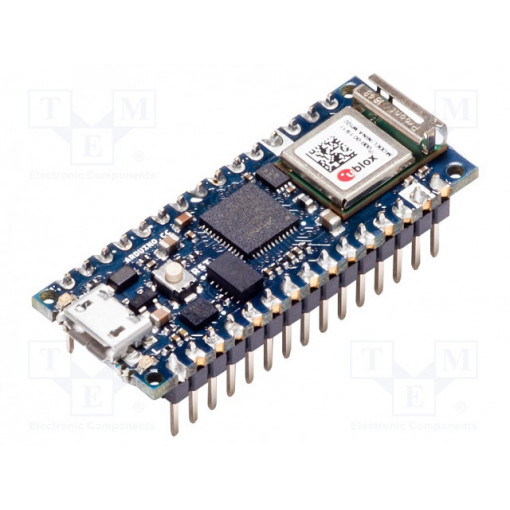 ARDUINO NANO 33 IOT WITH HEADERS; Arduino; 48MHz; 3.3VDC; Flash: 256kB; SRAM: 32kB; I2C,SPI,USART; ARDUINO
