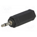 ; Adapter; Jack 3.5mm plug,Jack 6.35mm socket; mono;  ; Adapter; Jack 3.5mm plug,Jack 6.35mm socket; mono;