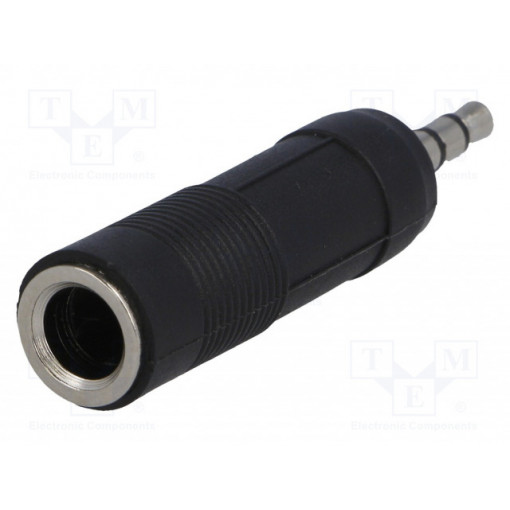 ; Adapter; Jack 3.5mm plug,Jack 6.35mm socket; stereo; ; Adapter; Jack 3.5mm plug,Jack 6.35mm socket; stereo;