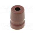 AC-GROMMET-BRN; Strain relief; for Jack connectors,for XLR connectors; brown; AMPHENOL AC-GROMMET-BRN; Strain relief; for Jack connectors,for XLR connectors; brown; AMPHENOL