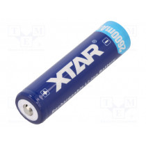 18650 2600 4.5A BUTTON TOP; Re-battery: Li-Ion; MR18650; 3.7V; 2600mAh; Ø18.6x70mm; 4.5A; XTAR