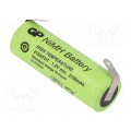 GP 210AFHT BLADE; Re-battery: Ni-MH; A,LR23; 1.2V; 2100mAh; soldering lugs; Ø17x50mm; GP