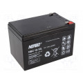 NBC 15-12L; Re-battery: acid-lead; 12V; 15Ah; AGM; maintenance-free; NERBO NBC 15-12L; Re-battery: acid-lead; 12V; 15Ah; AGM; maintenance-free; NERBO
