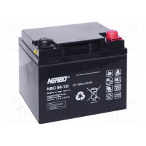 NBC 50-12I; Re-battery: acid-lead; 12V; 50Ah; AGM; maintenance-free; NERBO