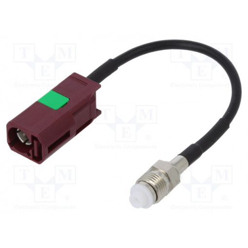 ; Antenna adapter; FME-A socket,Fakra D socket; straight; 100mm; JC Antenna ; Antenna adapter; FME-A socket,Fakra D socket; straight; 100mm; JC Antenna