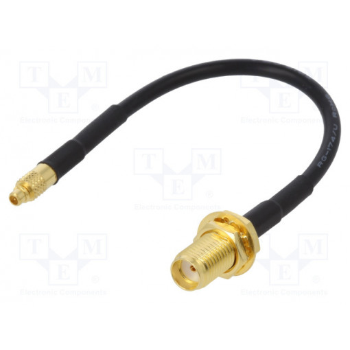 ; Antenna adapter; SMA-B socket,MMCX-A plug; straight; 100mm; JC Antenna ; Antenna adapter; SMA-B socket,MMCX-A plug; straight; 100mm; JC Antenna
