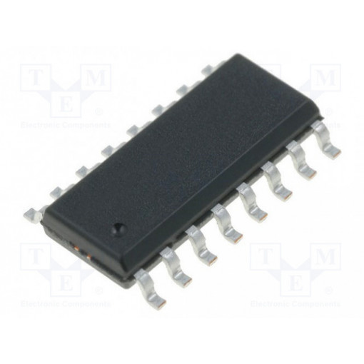 ADG453BRZ; IC: analog switch; SPST-NO/NC; Channels: 4; parallel; SO16; Analog Devices