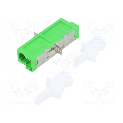 ADR-E2A-SX-1211GR-GR; Connector: fiber optic; socket,coupler; E2000/APC; female; ways: 1; FIBRAIN ADR-E2A-SX-1211GR-GR; Connector: fiber optic; socket,coupler; E2000/APC; female; ways: 1; FIBRAIN