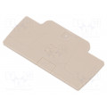 1552600000 AEP 2C 1.5; End plate; Application: A series; colourless; WEIDMÜLLER 1552600000 AEP 2C 1.5; End plate; Application: A series; colourless; WEIDMÜLLER