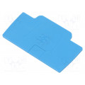 1514420000 AEP 2C 2.5 BL; End plate; Application: A series; blue; WEIDMÜLLER 1514420000 AEP 2C 2.5 BL; End plate; Application: A series; blue; WEIDMÜLLER