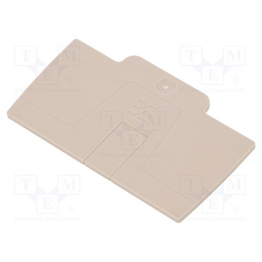 1991970000 AEP 2C 6; End plate; Application: A series; colourless; WEIDMÜLLER