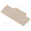 1552620000 AEP 3C 1.5; End plate; Application: A series; colourless; WEIDMÜLLER 1552620000 AEP 3C 1.5; End plate; Application: A series; colourless; WEIDMÜLLER