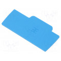 1521520000 AEP 3C 2.5 BL; End plate; Application: A series; blue; WEIDMÜLLER 1521520000 AEP 3C 2.5 BL; End plate; Application: A series; blue; WEIDMÜLLER