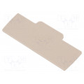 1521530000 AEP 4C 2.5; End plate; Application: A series; colourless; WEIDMÜLLER 1521530000 AEP 4C 2.5; End plate; Application: A series; colourless; WEIDMÜLLER