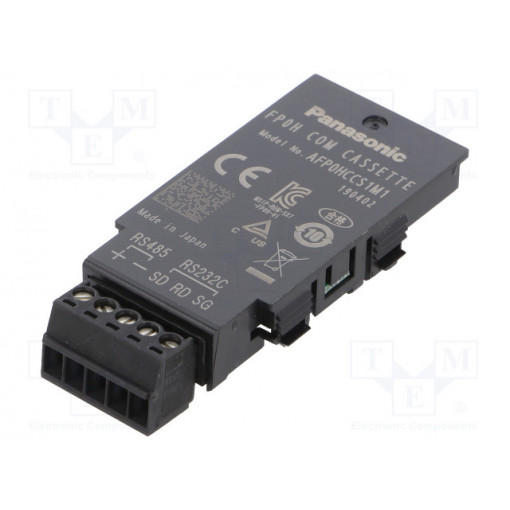 AFP0HCCS1M1; Module: communication; Series: FP0H; 59.3x25.5x10.1mm; PANASONIC